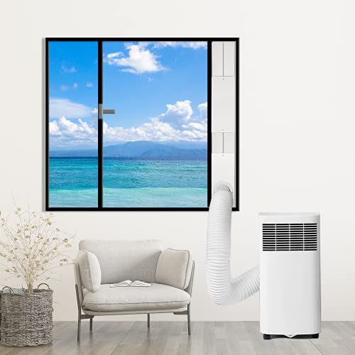 Portable Air Conditioner Sliding Window Kit with Universal Coupler