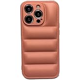 Case for iPhone 16 Pro Max,Luxury Down Pure Jacket Soft Unzip Sofa Silicone Puffer Touch Cloth Portection Shockproof Girls Women Phone Case for iPhone 16 Pro Max,6.9 inch 2024 (Deep Pink)
