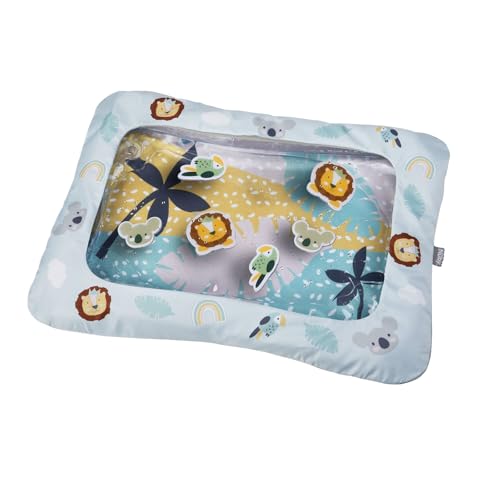 Nuby Baby Water Mat for Tummy Time, Sensory Toy, 6M+, Animal Adventures