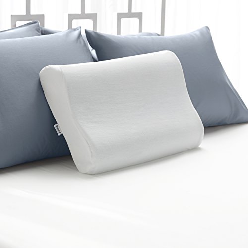Sleep Innovations Cooling Contour Memory Foam Pillow, Cervical Support