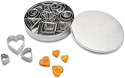 24 Pcs Cookie Stainless Steel Mold Set Food Fruits Biscuits
