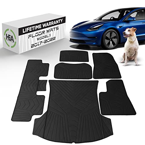 Tesla Model 3 Floor Mat Fits 2021 2022 2023 Ultimate All Weather
