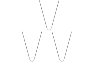 3 Pcs 2/2.5//.5/4mm Round Needle Metal Circular Knitting Cable Sewing Supplies for Crafting