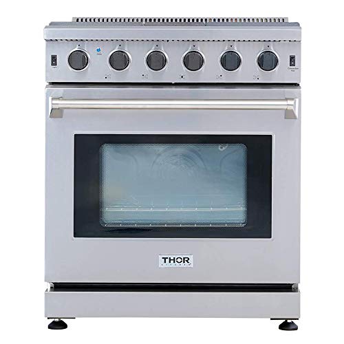 Thor Kitchen 30 inch Freestanding ProStyle Gas Range with 4.55 cu.ft