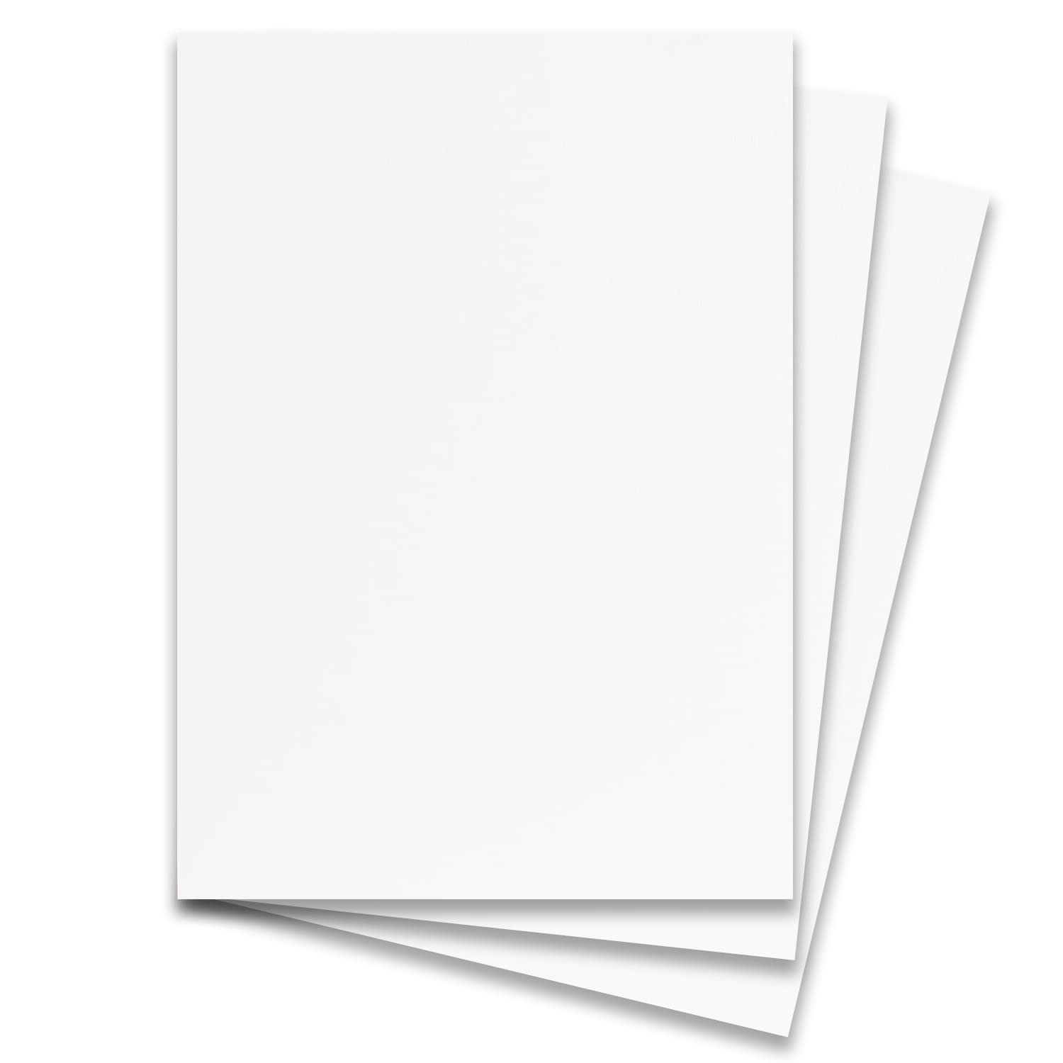 A4 Sheets - Cards - Individual cards - White - 297 x 210 mm - 250 g/m² - 190 g/m² - Hammered Matt Linen 100 Stück Naturweiss - Leinen