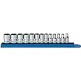 GEARWRENCH 13 Pc. 1/4" Drive 12 Pt. Standard Socket Set, Metric - 80306