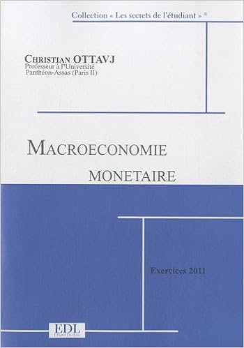 Amazon Fr Macroeconomie Monetaire Exercices Corriges Ottavj Christian Livres
