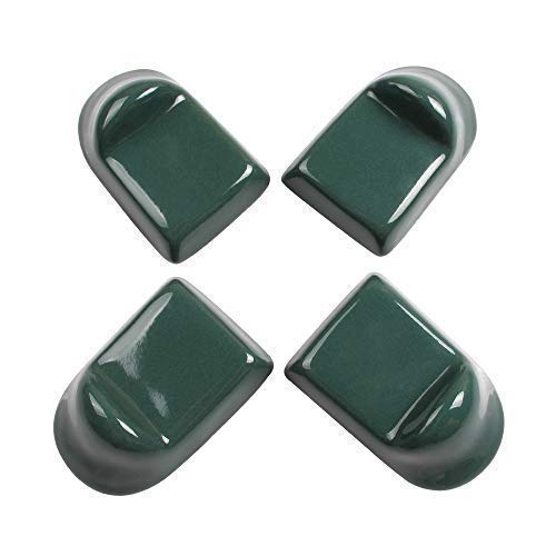 BBQ Ceramic Feet Shoes For Big Green Color Egg,Dracarys Grill Shoes Green Grill Egg Base Feet Accessories Used to Place Grill on A Combustible Material Built-in Application(not for Mini-Max)-set of 4