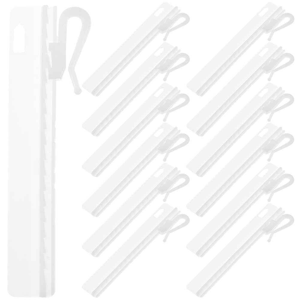 Beavorty Adjustable Curtain Hooks - 25pcs Pinch Pleat Hooks for Door & Shower Curtains