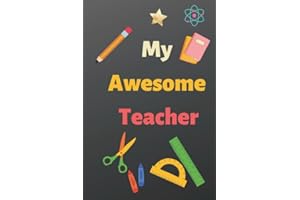 My Awesome Teacher: Fill In The Blank Book With Prompts About What I Love About My Teacher/ end of school year teacher gifts / Gift Ideas for Teacher Appreciation