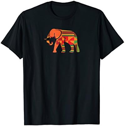 Kente VibesAfrican Elephant Kente Style Classic Ghana African T-Shirt