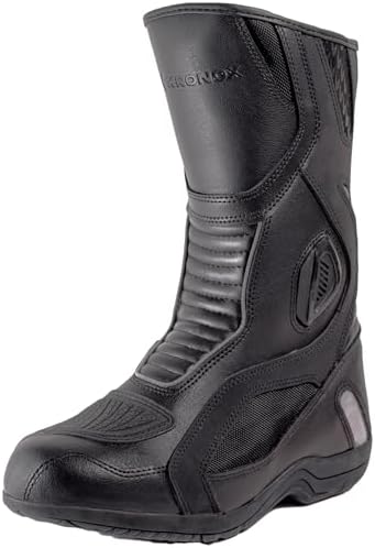 Motorcycle Boots Men Punk Motorcycle Black Pu Leather Military