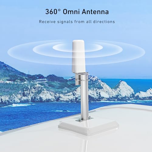 Cell Phone Booster for RV Truck Vehicle | Boost 3G 4G LTE Voice Data for All Canadian Carriers - Bell, Rogers, Telus & More on Band 2 4 5 12 13 17 | ISED Approved