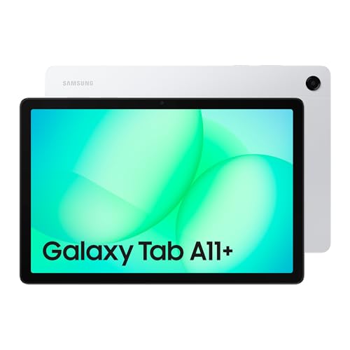 Galaxy Tab A11+ 128GB, Tableta con IA, Pantalla de 11" con 90 Hz, 6GB de Memoria, Altavoces Cuádruples Dolby, Garantía del Fabricante 3 Años + 1 Año Extra, Gris Claro (Versión Española)