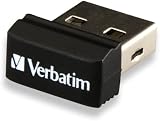 Verbatim 16GB Store n Stay NANO USB 2.0 Drive Black Low Profile Portable view 1