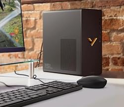 HP Victus 15L Gaming Desktop PC, AMD Ryzen 5