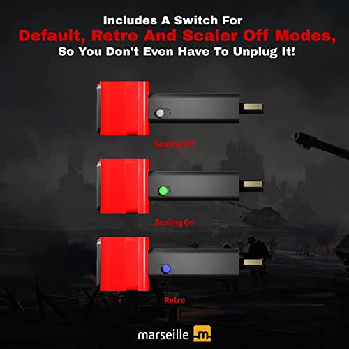 Marseille mClassic PlugandPlay Video Game Console 1440p/4K Upscaler