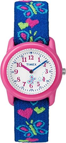 Timex Girls Time Machines Analog Elastic Fabric Strap Watch
