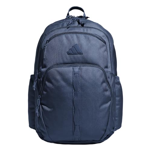 adidas Unisex Prime Rucksack für die Arbeit, Reisetasche für Damen und Herren mit gepolstertem Fach für Laptop Rucksack Tasche (1 Stück), Mineral Blue