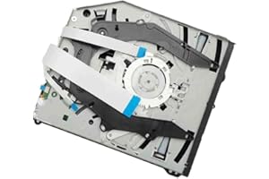 Minhe For Blu-Ray DVD Drive Replacement for PS4 CUH-1200 Series, Compatible with CUH-1215A and CUH-1215B, Black-Metal + ABS O