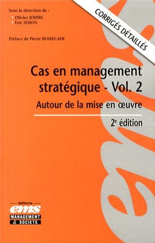 Cas en management stratégique