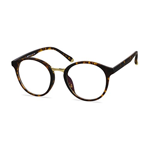 LifeArt Blue Light Blocking Computer Glasses,Stylish Reading Glasses for Women/Men,Transparent Lens Filter UV Light 400,Reduce Eyestrain (No Magnification)