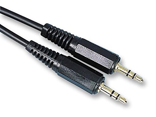 Pro Signal 3.5mm Stereo Jack to Jack Audio Cable – 15m, Black | Gold-Plated Plugs & Pure Copper Conductors - PSG00062
