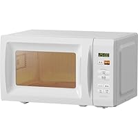 Yamazen Microwave Oven 17L Single Function, Suitable for One or Two People, Hertz-Free, Turntable, Auto Menu, Nationwide Compatibility, Timer Function, White YRM-HF171(W)