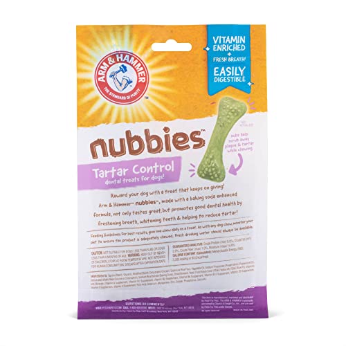 Arm & Hammer for Pets Nubbies Dental Treats for Dogs Dental Chews