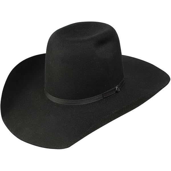 Resistol 9th Round Black Wool Cowboy Hat - RW9TRD-CJ4207 Western Unisex