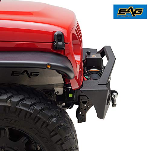 EAG Rock Crawler Front Bumper with Fog Light Holes Fit for 20202022 JT