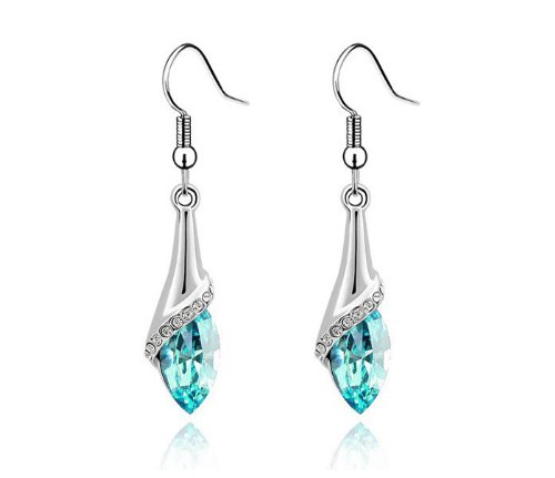 Fashionable Simple Crystal Earrings, Fashionable Hypoallergenic Earrings, a Special Gift for Yourself(A)