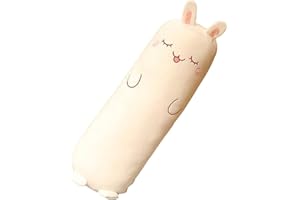MUPI Long Plush Cute Body Pillows 39" Cuddle Stuffed Animal Shaped Bed Body Pillows Soft Cotton Plushies Doll Toy Gifts for Boys Girls Kids Adults (Bunny, 39 Inch)