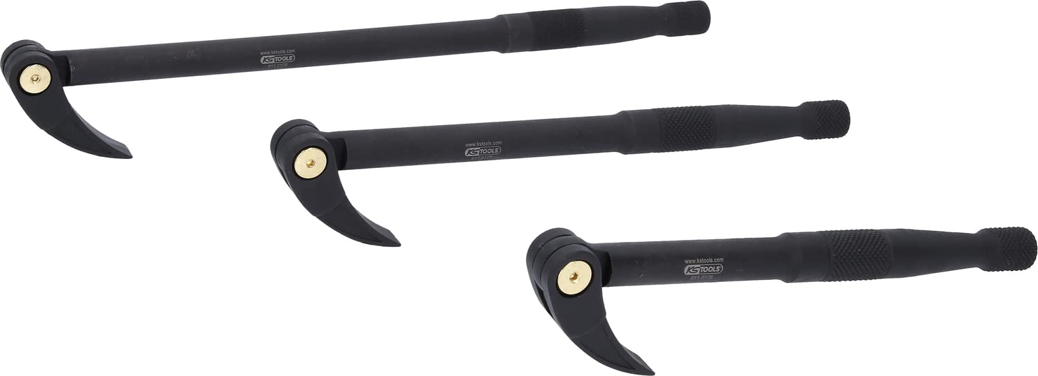 KS Tools 911.8175 Adjustable Joint Roll Head Pry Bar Set