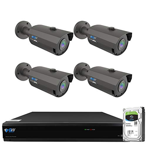GW Security 8 Channel 4K H.265 CCTV DVR Security Camera System with (4