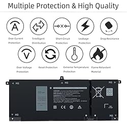 YXKC H5CKD Laptop Battery Replacement Compatible