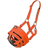 Tough 1 EasyBreathe Orange Grazing Muzzle
