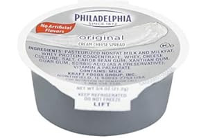 Kraft Philadelphia Original Cream Cheese Spread - Cup, 3/4 Ounce -- 100 per case. by Philadelphia