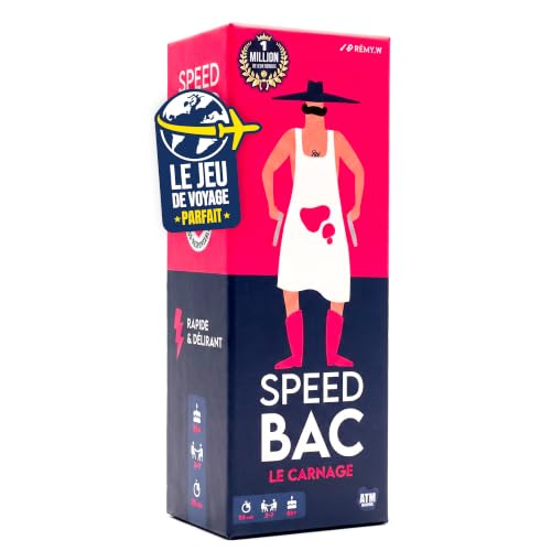 Speed Bac Adult Board Game, Fast and Delusional, 2 to 7 Players, Atmosphere Game