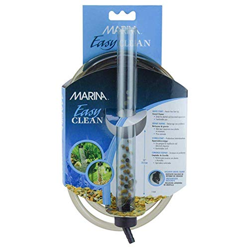 Fluval EasyVac Compact Aquarium Gravel Cleaner for Small & Nano Fish Tanks – Co…