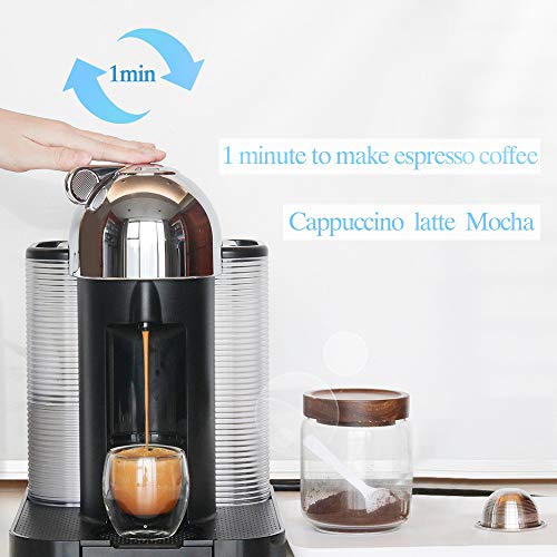 Irovami Coffee Capsule，Stainless Steel Fillable Coffee Capsules