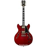 D'Angelico Excel DC Electric Guitar - Trans Cherry