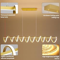 Modern Design Dimmable Desk Linear Pendant