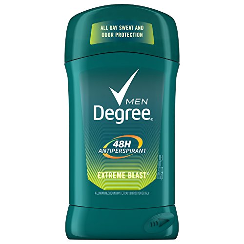 Degree Men Original Antiperspirant Deodorant 48-Hour Odor Protection Extreme Blast Mens Deodorant Stick 2.7 oz