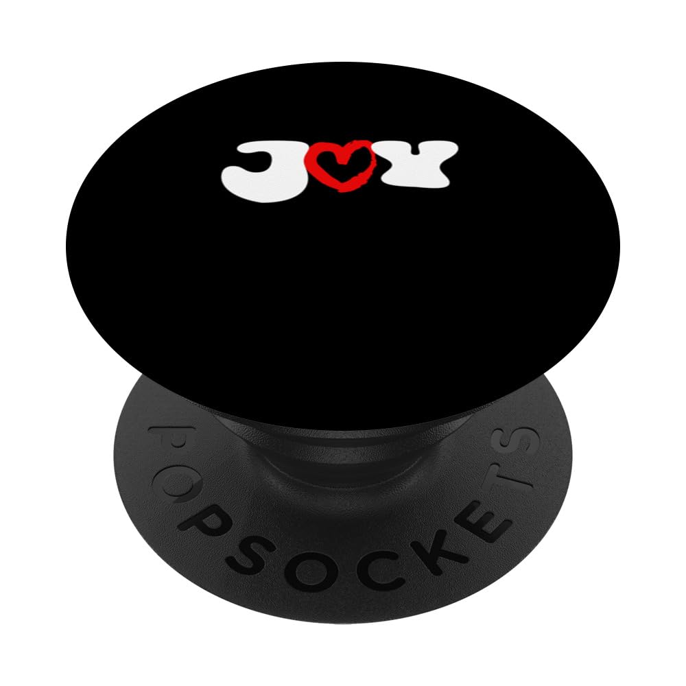 Christian inspirational and uplifting tee. Joy PopSockets Swappable PopGrip