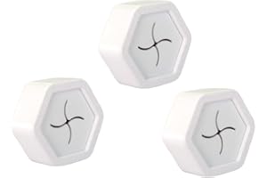 Modern Hexagon Kitchen Towel Hooks – Premium Wall Hooks for Towels, Dish Cloths & Hand Towels – Self-Adhesive or Screw Mount 