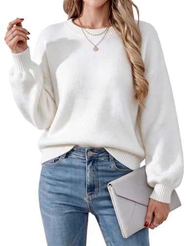 Sweaters for Women 2026 Loose Fit Chunky Knit Casual Fall Outfits at Amazon