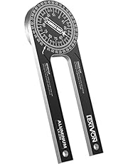 LEXIVON Aluminum Miter Saw Protractor | 7-Inch Rust Proof Angle Finder Featuring Precision Laser Engraved Scales (LX-230)
