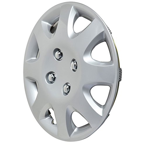 Silver Hubcaps Wheel Covers for Honda Civic 19982002 (14 inch) Four