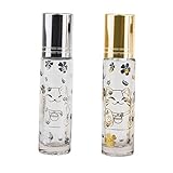 EXCEART 2Pcs Essential Oil Roller Bottles Lucky Cat